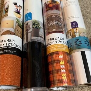 Cricut - Fall Halloween - 4 Roll Bundle